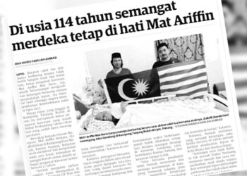 KERATAN laporan Utusan Malaysia.