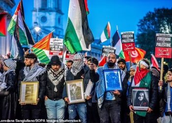 DEMONSTRASI pro-Palestin yang berlaku pada minggu lalu. - AGENSI 