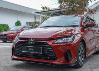 REKABENTUK Toyota Vios lebih menarik dan sporty berbanding model-model sebelum ini. –­­ UTUSAN/AMIR KHALID