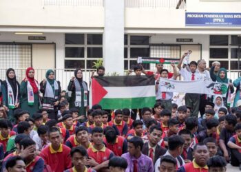 MATLAMAT penganjuran Minggu Solidariti Palestin di sekolah adalah bagi melahirkan warganegara lebih berpengetahuan dan berempati. –UTUSAN/FAISOL MUSTAFA