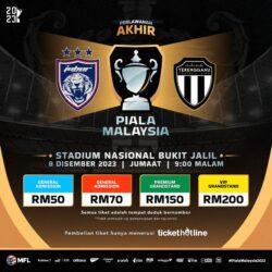 Tiket Final Piala Malaysia Serendah RM50