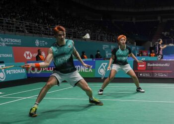 CHEN Tang Jie dan Toh Ee Wei tercalon untuk Anugerah Pemain Terbaik Tahunan Persekutuan Badminton Dunia. – UTUSAN/SHIDDIEQIN ZON