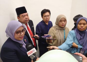 NORLIZAH NOH ditemui selepas menghadiri Sidang DUN Johor di Kota Iskandar, Iskandar Puteri.