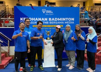 Pasukan Utusan Malaysia berjaya mara sehingga suku akhir Kejohanan Badminton Media-TNB 2023 yang berlangsung di Dewan Serbaguna Kompleks Sukan TNB, Bangsar hari ini.