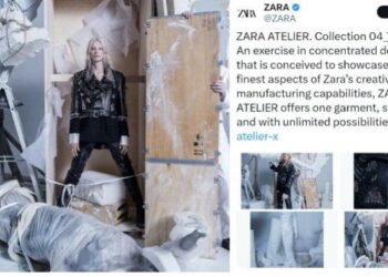 GAMBAR iklan koleksi produk terbaharu Zara yang dimuat naik di aplikasi X yang mengundang kemarahan orang ramai. - AGENSI