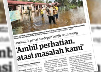 KERATAN laporan Utusan Malaysia.