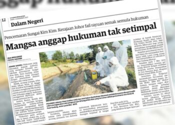 KERATAN laporan Utusan Malaysia