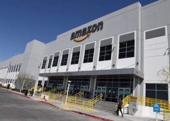 BANGUNAN Amazon di North Las Vegas, Nevada. - AFP 