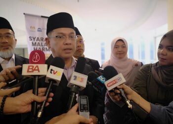 DR. MOHD. Na'im Mokhtar ketika ditemui pemberita selepas Program Syarahan Malaysia Harmoni Siri 1 2024 di Universiti Sains Islam Malaysia (USIM), Nilai, Seremban hari ini.-UTUSAN/NUR SHARIEZA ISMAIL.