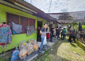 SEBAHAGIAN lelaki yang ditahan dalam serbuan operasi pembanterasan jenayah TIP di tiga buah daerah di Negeri Sembilan.