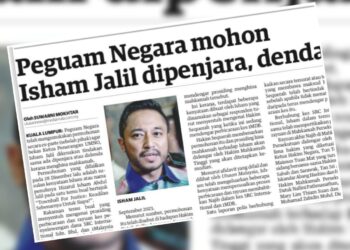 KERATAN laporan Utusan Malaysia.