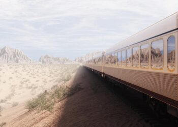 GAMBAR kereta api mewah Dream of the Desert yang bakal dilancarkan pada 2025. - AGENSI 