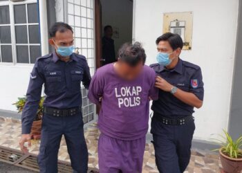 SUSPEK direman tujuh hari selepas dipercayai merogol anak saudara perempuannya di sebuah kedai pakaian milik keluarga di Merlimau, Jasin, Melaka. - UTUSAN/SYAFEEQ AHMAD