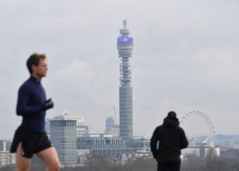 MENARA BT di London. - AFP