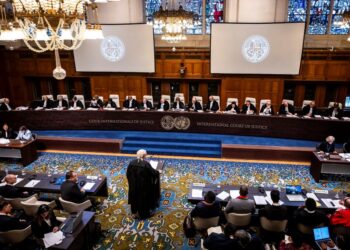 SESI pendengaran awam berhubung pendudukan haram Israel di wilayah Palestin yang diadakan di ICJ, The Hague, Belanda. - AGENSI