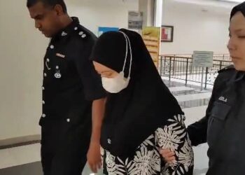 NURSYANI ATHIRAH  Shamsuddin didakwa atas pertuduhan pecah amanah menggunakan RM39,476 duit syarikat di Mahkamah Sesyen Muar.