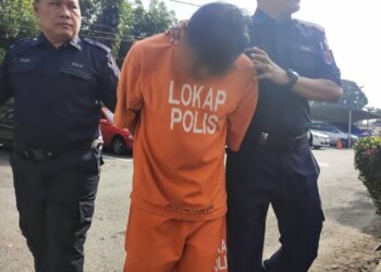 SUSPEK direman tujuh hari bagi membantu siasatan mengikut Seksyen 14 (a), Seksten 15A (1), Seksyen 15B (b) Akta Kesalahan-kesalahan Seksual Terhadap Kanak-Kanak 2017. - UTUSAN/MUHAMMAD SHAHIZAM TAZALI