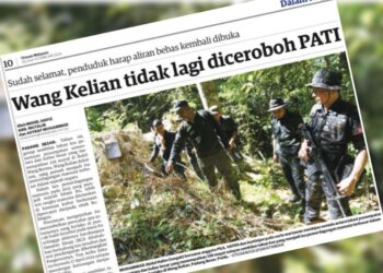 KERATAN laporan Utusan Malaysia.