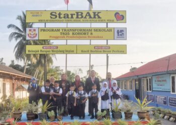 SK Tebing Rebak yang hanya mempunyai lapan murid.