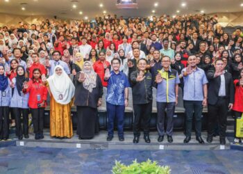 SEBAHAGIAN peserta program Bual Bicara Antirasuah Angkatan Mahasiswa Rasuah (AMAR) 2024 di Bangi, Selangor, baru-baru ini.