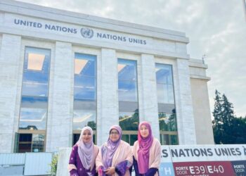 DELAGASI Pertubuhan Perikatan Wanita Antarabangsa untuk Institusi Keluarga & Pendidikan Berkualiti (WAFIQ) ketika hadir ke Persidangan Konvensyen Penghapusan Segala Bentuk Diskriminasi terhadap Wanita (CEDAW) Ke-88 di Pertubuhan Bangsa-Bangsa Bersatu (PBB),  Geneva, Switzerland.