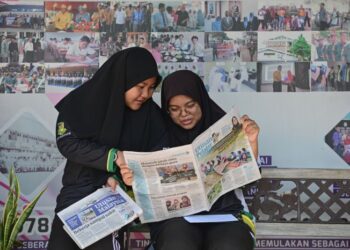 UNTUK menjadi sebuah bangsa yang maju dan cemerlang, semangat menuntut ilmu yang terdapat dalam Iqra’ tersebut perlu diteladani. - UTUSAN/PUQTRA HAIRRY