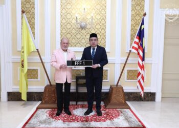 Nombor plat kenderaan keluaran khas FFF 1 menjadi milik Seri Paduka Baginda Yang di-Pertuan Agong, Sultan Ibrahim-FACEBOOK