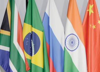 BRICS adalah organisasi antara kerajaan yang terdiri daripada Brazil, Rusia, India, China, Afrika Selatan, Iran, Mesir, Ethiopia dan Emiriah Arab Bersatu.