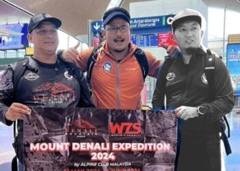 ZULKIFLI (kanan) meninggal dunia ketika menawan Gunung Denali, Alaska, Amerika Utara baru-bari ini. Foto Instagram azimafifishak