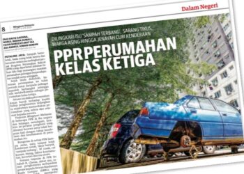 KERATAN laporan Mingguan Malaysia.