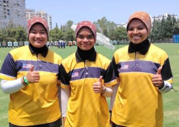 TRIO wanita negara dibarisi Ariana Nur Dania Mohammad Zairi, Nurul Azreena Mohamad Fazil dan Syaqiera Mashayikh layak secara merit ke Sukan Olimpik Paris.