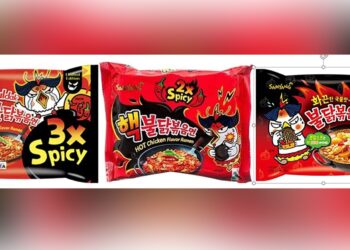 SAMYANG Foods berkata ini adalah kali pertama produknya ditarik balik atas sebab terlalu pedas.- AGENSI