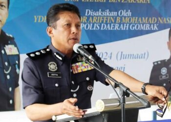 Ketua Polis Daerah Gombak, Asisten Komisioner Noor Ariffin Mohamad Nasir