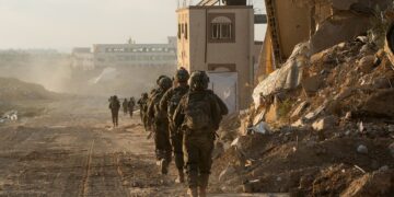 GAMBAR yang disiarkan oleh askar Israel pada 25 Julai lalu, menunjukkan operasi darat pasukan tentera di Gaza.- AFP