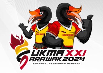 LOGO Sukan Malaysia  ke-21 (SUKMA XXI) Sarawak 2024. - IHSAN FB SUKMA SARAWAK