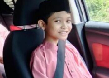 MUHAMMAD EFFZALDANISH Mohd. Effendy ditemukan selamat di kawasan berhampiran kediaman keluarganya di Pagoh, Muar.