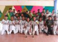 PEMAIN bola sepak SMK Kuala Nerang muncul juara Kejohanan Bola Sepak Bawah 15 Tahun MSSD Padang Terap.