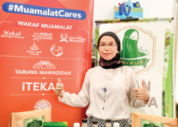 ZAI Suhana Mohd Tap dapat mengembangkan perniagaannya dengan bantuan daripada Bank Maumalat menerusi program iTEKAD Mawaddah.