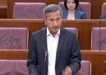 MENTERI Ehwal Luar Singapura, Vivian Balakrishnan.- AGENSI