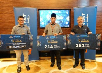 BANK Rakyat sumbang 13,213 pek daging di 13 lokasi di seluruh negara.