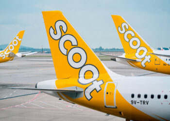 SCOOT mengadakan promosi harga tiket penerbangan sehala bermula yang ditawarkan sehingga 22 Julai.- AGENSI