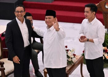 ANIES BASWEDAN tewas dalam pemilihan Presiden Indonesia yang menyaksikan kemenangan Prabowo Subianto.-AFP