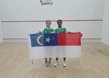 GANDINGAN Thanusaa dan Zhi Xuan berjaya melakar sejarah baharu buat kontinjen Melaka dalam sukan Skuasy di Sukma 2024.