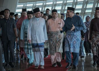 ANWAR IBRAHIM ketika hadir pada majlis Amanat Perdana Perkhidmatan Awam (MAPPA) Kali Ke-19 di Putrajaya. - UTUSAN/FAIZ ALIF ZUBIR