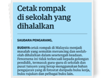 KERATAN akhbar Utusan Malaysia, 3 Ogos 2024.