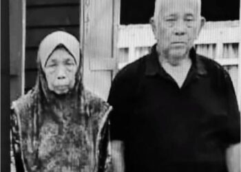 ARA Abdul Hamid dan Mohamed Nor Mohamed Yassin (kanan) ditemukan rentung dalam kebakaran yang memusnahkan rumahnya.