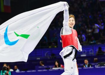 ZAKIA meraih gangsa dalam acara taekwondo Sukan Paralimpik Paris 2024.