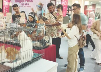 SUASANA pesta kucing di Plaza Shah Alam baru-baru ini.