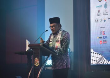 Perdana Menteri, YAB Dato’ Seri Anwar Ibrahim merasmikan Majlis Muktamar Masjid Semalaysia Untuk Al-Aqsa dan Palestin di Masjid Wilayah Persekutuan hari ini. / M.FIRDAUS M.JOHARI