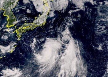 AGENSI Meteorologi Jepun (JMA) meramalkan hujan lebat di wilayah Kanto-Koshin menjelang Sabtu.- AGENSI